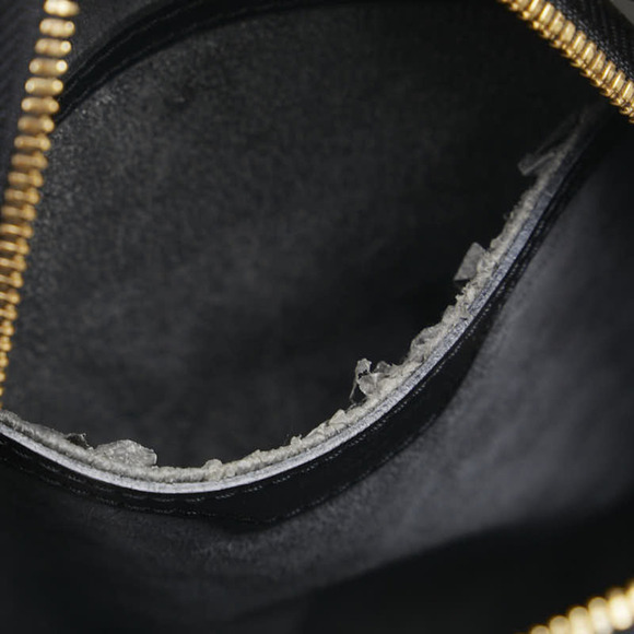 LOUIS VUITTON Black Leather Backpack - Picture 6 of 13